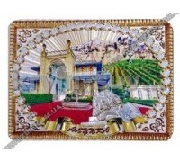 Воронцовский дворец картина СЕРЕБРО (FS-24) Магнит фольга c тиснением (25/300)