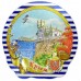 Ласточкино гнездо+лайнер круг канат (FS-297) магнит фольга c тиснением 2вида (25/300)