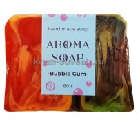 Мыло  Bubble gum 80 гр. глицериновое   (AROMA SOAP)