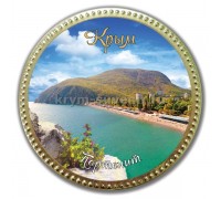 Медаль шоколадная сувенирная Партенит  65 гр. (50 шт/уп)