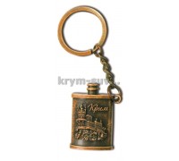 Брелок Крым (key 50-В) Ласточкино гнездо фляга бронза 12 шт./уп.