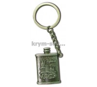 Брелок Крым (key 50-С) Ласточкино гнездо фляга серебро 12 шт./уп.