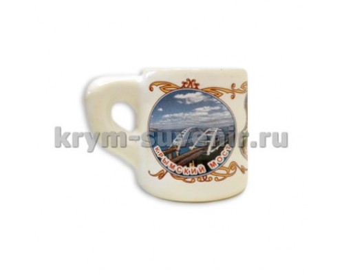 Мини кружка коллаж №4 (Крым. мост, Ласт. гнезд., Евпатория) (ПД)