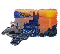 Магнит акр.контур Ласт. гнездо (104-15-09)