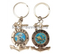 Брелок-якорь Крым (KEY 72-С)  уп.12шт