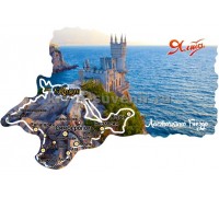 Магнит акр.контур Ласт. гнездо (104-15-11)