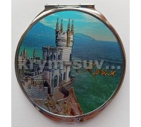 Зеркальце металлическое M49 Ласточкино г-до зеленое море